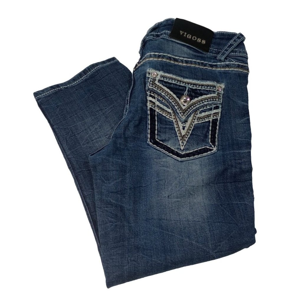 Vigoss Jeans Capri Women’s Size 29x21 (30x22) - Picture 2 of 6